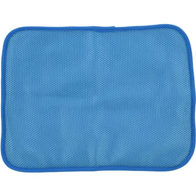 Tapis Rafraîchissant pour Animaux Sûr Non Toxique Confortable Pliable Coussin Auto-Rafraîchissant Chat Chien pour Lit Canapé Voiture Bleu bleu