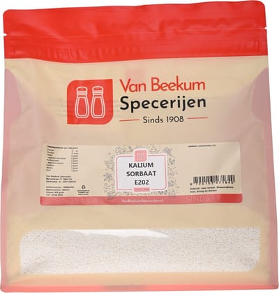 Van Beekum Specerijen - Kalium Sorbaat E202 - 850 Gram (hersluitbare stazak)