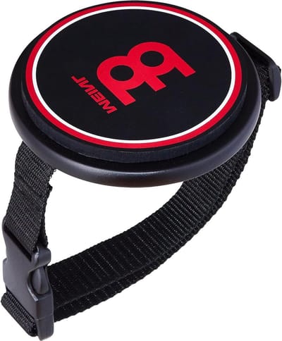 Kniebeschermer - Oefenpad - Drummen Oefenen - Met Bevestigingstape - 10 cm - Zwart