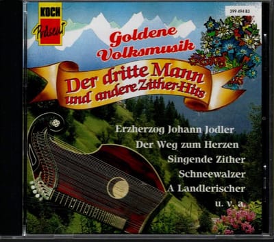 1-CD Various - DER DRITTE MANN UND ANDERE ZITHER HITS