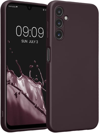 kwmobile metallic telefoonhoesje van TPU - geschikt voor Samsung Galaxy A14 5G - Flexible case voor smartphone - In metallic braam