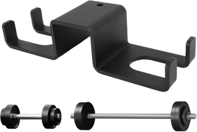 Barbell Opbergrek - Halterhouder Verticale - Krachttraining Organiseren - Heavy-Duty Staal - 25x10x8 cm