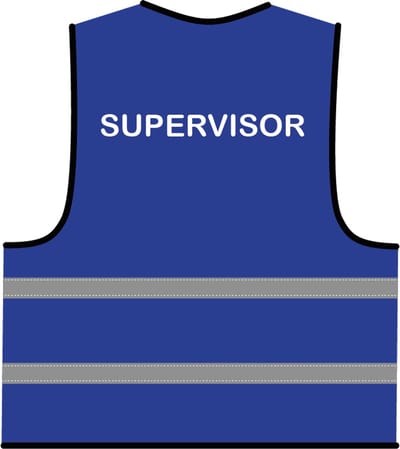 Supervisor hesje blauw