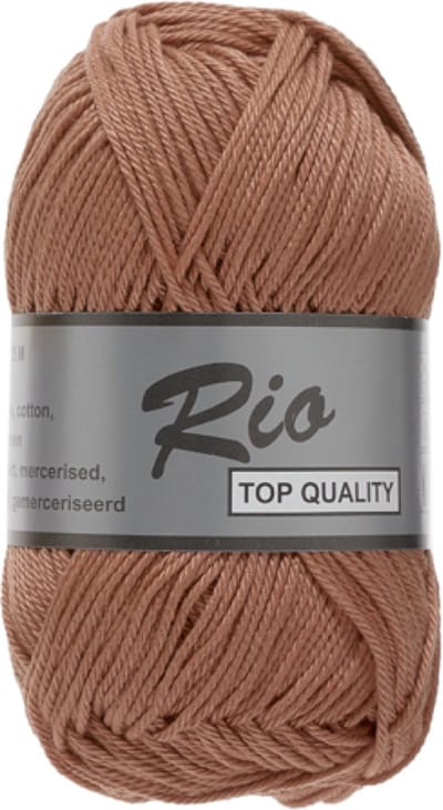 Lammy Yarns Rio Katoen garen - Terra (770) - 5 bollen van 50 gram - pendikte 3 - 3.5 mm.