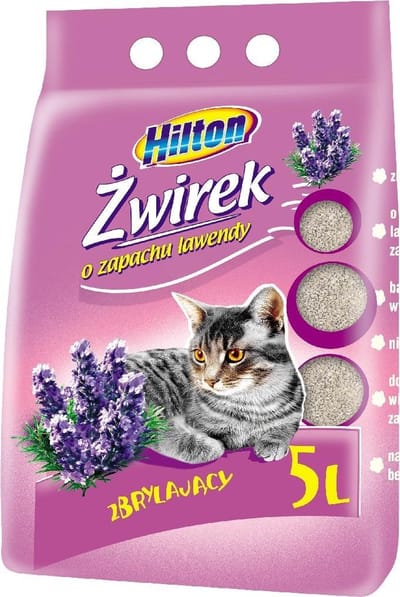Hilton Kattenbakvulling Bentonite met Lavendelgeur - 5 Liter