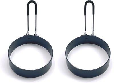 Scoby - Ei Vorm - Eier Bakvorm - RVS - Perfect Rond Eitje - Bakvorm - Rond - 2 Stuks