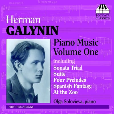 Olga Solovieva - Galynin: Piano Music Volume 1 (CD)