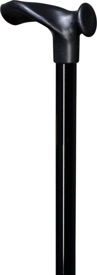 Gastrock Verstelbare wandelstok - Zwart - Comfort-grip - Linkshandig - Ergonomisch handvat - Verstelbaar - Lengte 76 - 99 cm - Aluminium - Gewicht 295 gram - Diameter wandelstok 18 mm - Wandelstokken - Voor heren en dames - Anatomische wandelstok