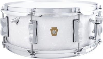 Ludwig LS9080P Jazz Fest Snare 14"x,5,5" White Marine - Snare drum