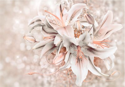 Fotobehangkoning - Behang - Vliesbehang - Fotobehang Boeket Bloemen - 150 x 105 cm