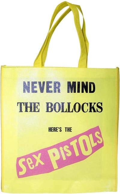 Sex Pistols - Never Mind The Bollocks Original Album Schoudertas - Geel