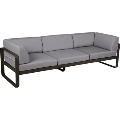 Fermob BELLEVIE club sofa 3 zits - E3 Tonka - 79 Flanelgrijs
