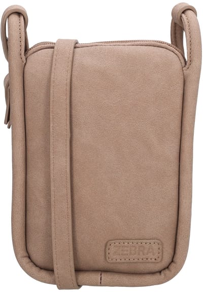Zebra Trends Mia Telefoontasje - Phonebag - Telefoon - Crossbody - Schoudertas - Dames - Lichttaupe