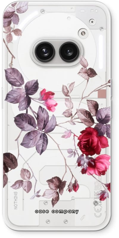 Case Company® - Hoesje geschikt voor Nothing Phone (2a) hoesje - Mooie bloemen - Soft Cover Telefoonhoesje - Bescherming aan alle Kanten en Schermrand