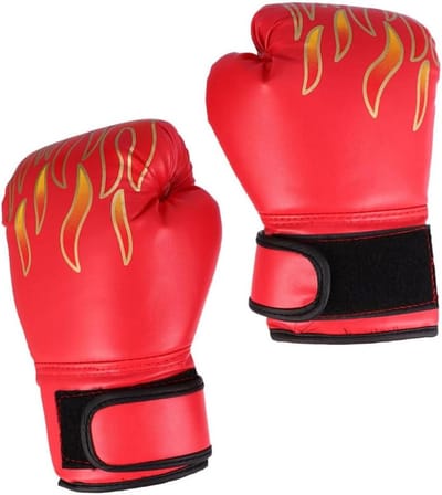 Bokshandschoenen - Trainingshandschoenen Vechtsport - Intensieve Training - Schokabsorberende Vulling - 30cm x 15cm - Rood