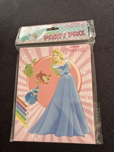 Boek Specials Nederland BV Disney Party Coloring Books Princess 6 pcs.