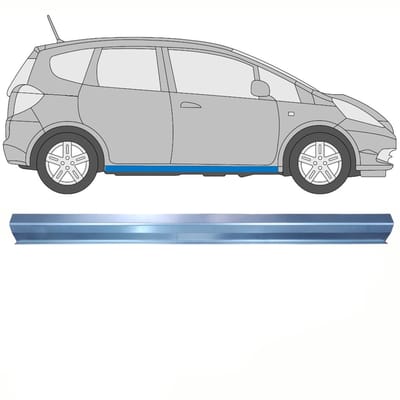 Reparatie dorpel voor Honda Jazz 2008-2015 / Links = Rechts (symmetrisch)