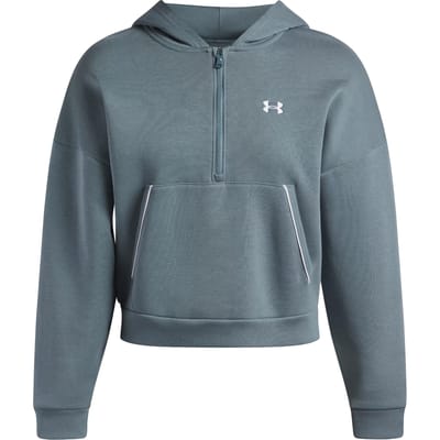 Under Armour Damen Rival Piped Hoodie Half-Zip 6003707 Blue 587-L (US LG)
