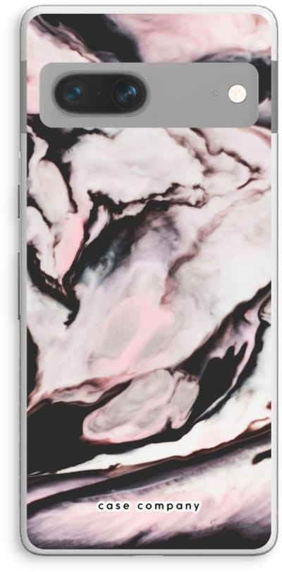 Case Company® - Hoesje geschikt voor Google Pixel 7 hoesje - Roze stroom - Soft Cover Telefoonhoesje - Bescherming aan alle Kanten en Schermrand