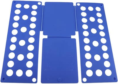 Multifunctionele Vouwplank voor Kleding, Ideaal voor Volwassenen en Kinderen, Organiseer je Kleding Efficiënt en Snel, Blauw