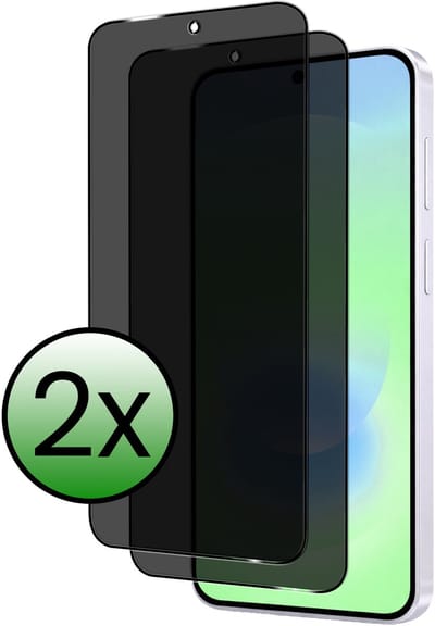 Screenprotector - 2 Stuks Geschikt voor Samsung Galaxy A37 - Privacy Filter - Beschermglas - Gehard Glas - Tempered Glass - Screen Protector