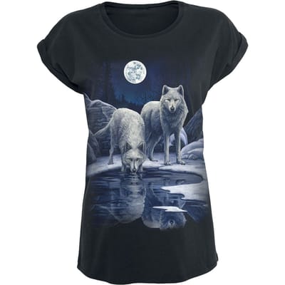 Spiral - Gothic T-shirt - Warriors of Winter - S tot XXL - voor Vrouwen - zwart