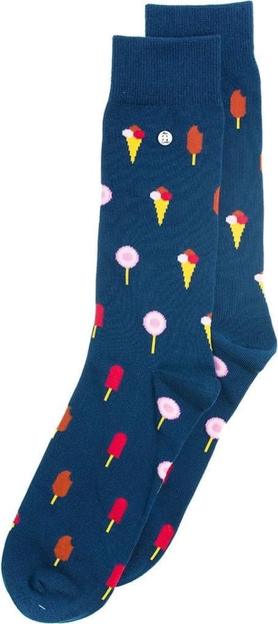 Alfredo Gonzales Ice Pops Sokken AG-Sk-ICE-03 109 Navy XS(35-37)