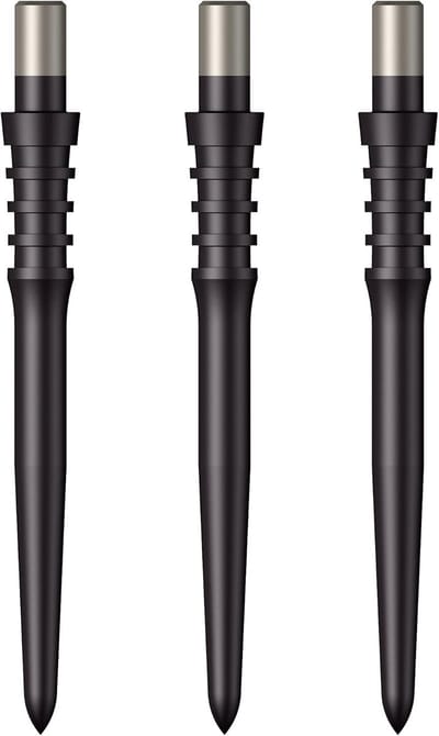 Dartpunten - Pijltips - Precisie Werpen - Titan Pro - 28 mm - Zwart