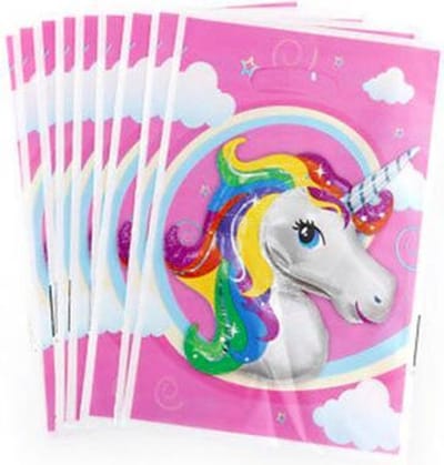 New Age Devi - Feestelijke Uitdeelzakjes voor Kinderfeestjes - Unicorn Decoratie - Cadeau Tasjes voor Uitdelen - Vrolijke Zakjes met Eenhoorn Motief - Perfect voor Feestjes