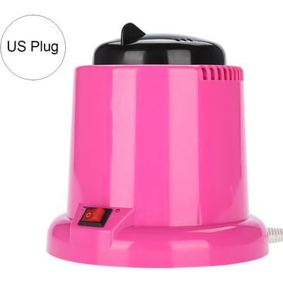 Pince à ciseaux pour nail art Machine de désinfection Manucure Outils métalliques Boîte stérilisateur pink