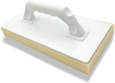 Kunststof Rasper - Schuurbord Vlakspaan - Metselwerk Afwerken - Geprofileerde Hydro-voering - 280 x 140 mm - Grijs