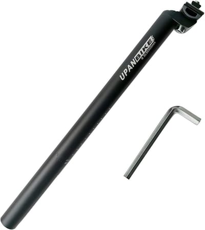 Fiets Zadelpen - Vervangende Paal - Comfortabel Fietsen - Extra Lange Lengte - 45 cm - Zwart