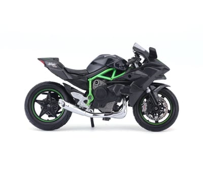 Maisto Kawasaki Ninja H2 R - Modelauto - Schaal 1:18 - Carbon/Groen