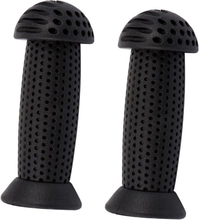 Kinderfiets Handvatten - Antislip Grips - Veilig Fietsen - Ergonomisch Ontwerp - 10x4CM - Zwart