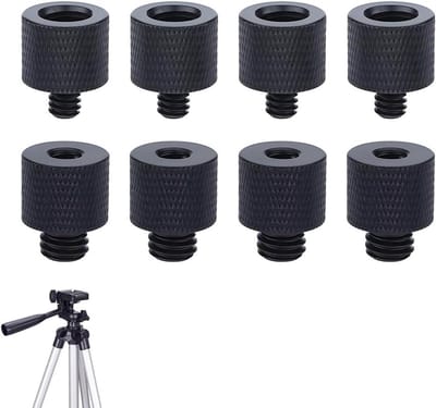 8 Stuks Tripod Schroefadapters, 1/4 Inch naar 3/8 Inch en 3/8 Inch naar 1/4 Inch, Universele Camera Connector voor Statief, Speaker en Accessoires
