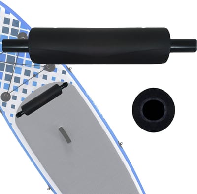 AREBOS Voetsteun voor SUP Board Kajakzitje Accessoire Verstelbaar Schuim Comfortabele Voetsteun Zwart Paddle Board Accessoire