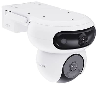 EZVIZ HB90x Dual 4G & wifi 6 – 2K+ Dual-Lens Beveiligingscamera & 8W Zonnepaneel – 360° Pan-Tilt- AI Detectie - Auto Tracking – ColorFULL Nachtzicht – Sirene & Spotlight - Geen maandkosten