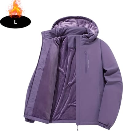 Livano Windjas Dames - Parka - Lente & Herfst - Jas - Volwassen - Windjack - Windbreaker - Outdoor - Paars - L