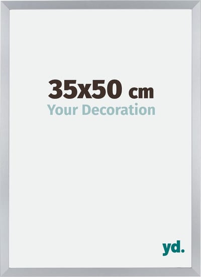 Your Decoration - Fotolijst 35x50 cm - MDF - Zilver Glans - Catania