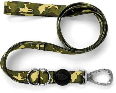 Morso - Hondenriem Verstelbaar - Gerecycled - Full Metal Dog - Bruin - 75-230X1.5 cm