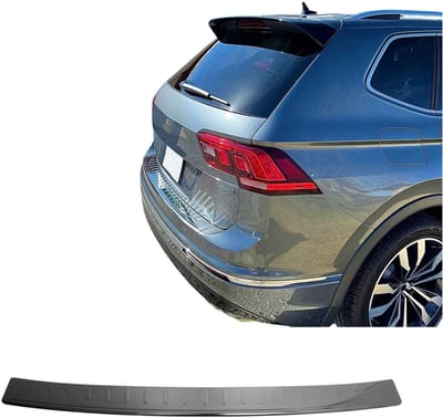 Bumperbeschermer Rvs Compatibel met vw Tiguan 2016-2025 roestvrij staal Chroom Donker