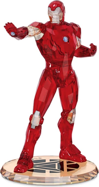 Swarovski beeldje Marvel Iron Man 5649305 | decoratieobject met rode kleur en kristallen voor luxe uitstraling en fancollectie