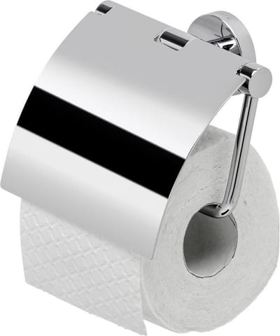 Geesa Nemox Toiletrolhouder met klep - Chroom