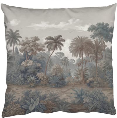 Sierkussens - Kussentjes Woonkamer - 50x50 cm - Tropisch - Landschap - Illustratie