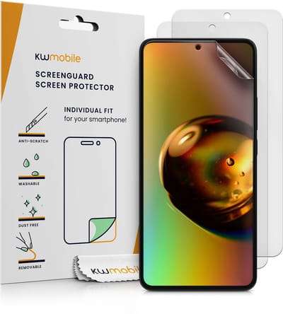 kwmobile Set of 3 Screen Protectors Compatible with Xiaomi 13T / 13T Pro - Anti-Glare Anti-Fingerprint Display Films - Matte