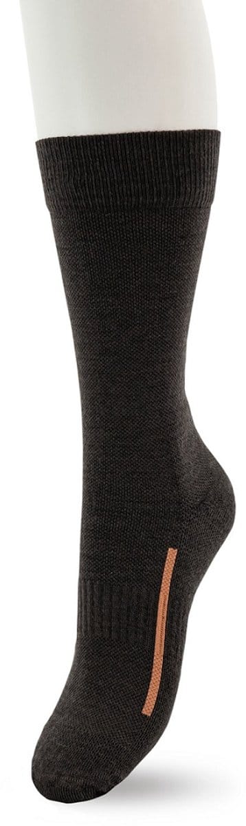 Bonnie Doon Wandel Sokken Merino Wol Bruin Dikke Dempende Zool Unisex maat 35/38 - Vochtregulerend - Dempende zool - Wandel Sokken - 70% merino Wol - Warme Sokken - Zomer Wandeling - Ademend - Capucino - BW230001.525