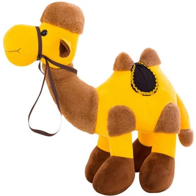 30cm Gele Tweebultige Kameel Pluche Speelgoed Woestijn Staand Cartoon Dier Pluche Huisdecoratie Man Cadeau 30cm