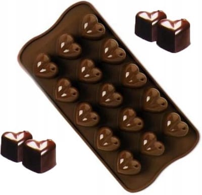 Go Go Gadget - "15~Hartjes~Siliconen~Bakvorm"