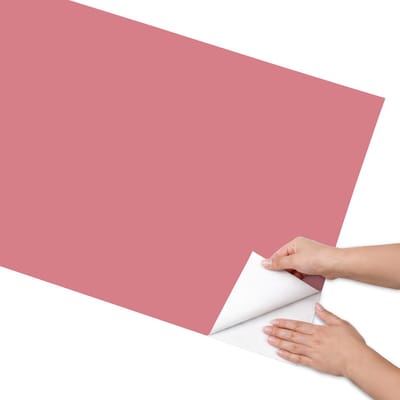Coloray Meubel Wrap Folie - Roze Meubelfolie - 65x130 cm - Plakfolie Meubels Zalmkleur - Decoratiefolie Zelfklevend - Minimalist Meubelfolie - Meubelfolie Zelfklevend - Badkamer decoratie - Achtergronden en patronen
