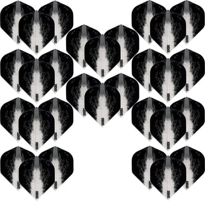 Darts Set - High Impact – 10 sets (30 stuks) – dart flights - Clear/Doorzichtig